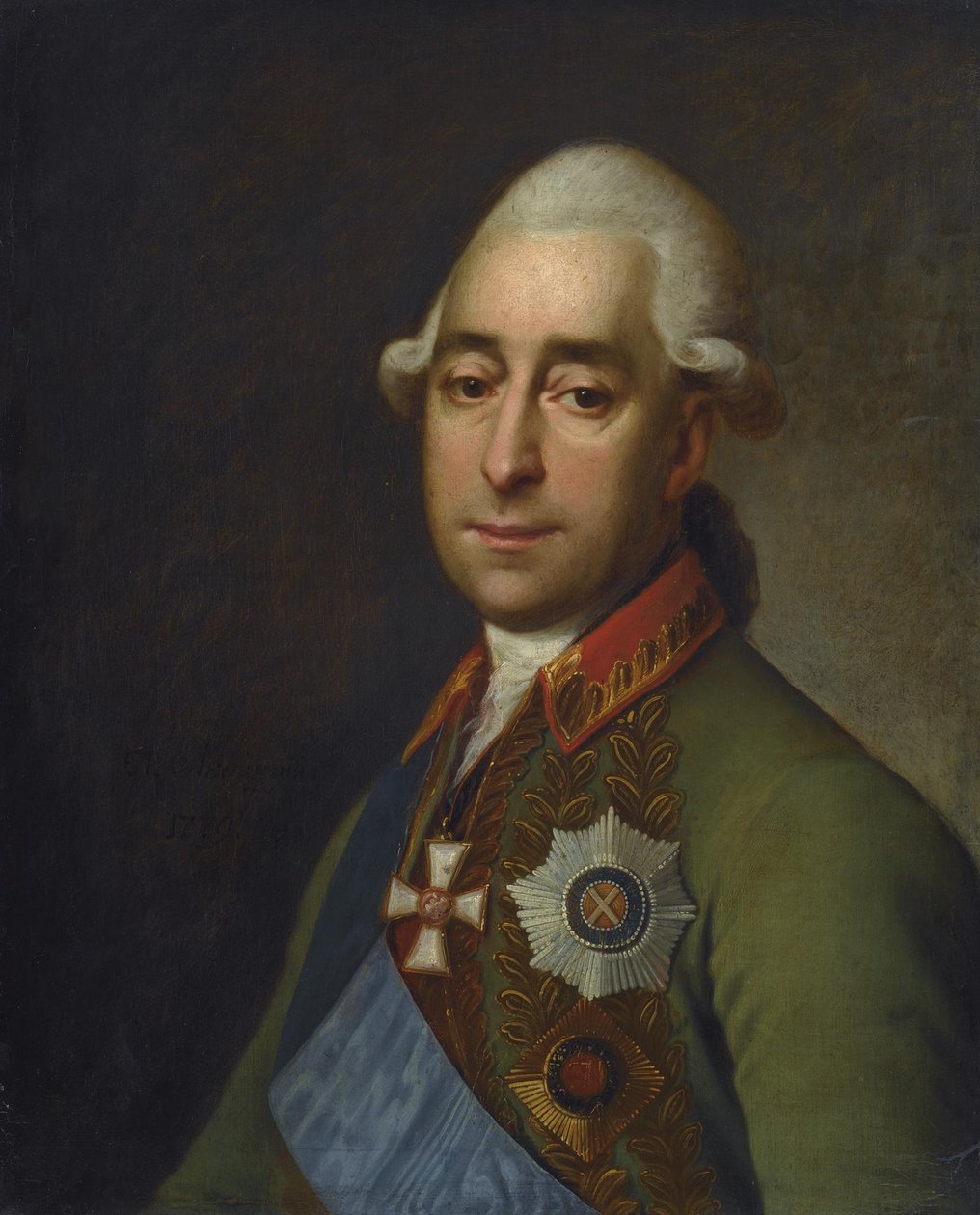 المشير الأمير الكسندر الكسندروفيتش بروزوروفسكي 1732-1809 بواسطة ديمتري غريغوريفيتش ليفيتسكي