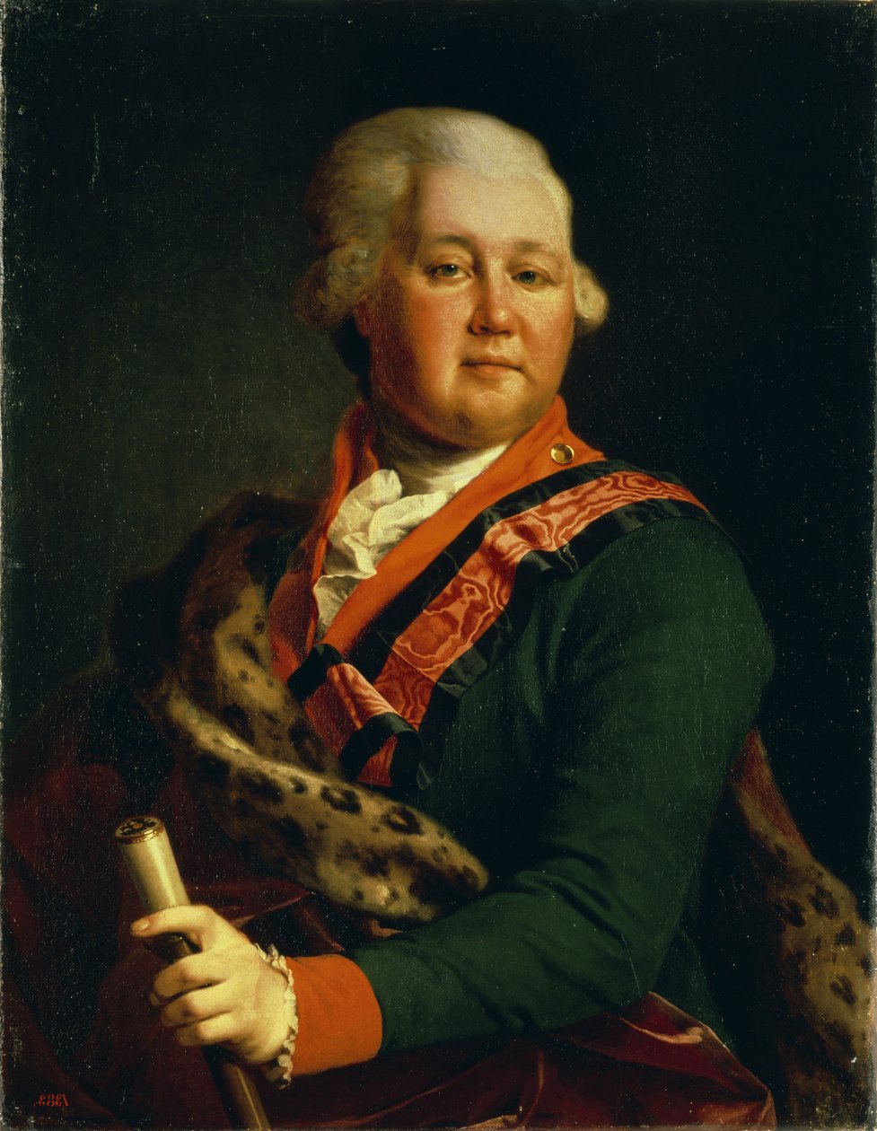 صورة الكونت فالنتين بلاتونوفيتش إيفانوفيتش موسين-بوشكين 1735-1804 ، نهاية 1780s بواسطة ديمتري غريغوريفيتش ليفيتسكي