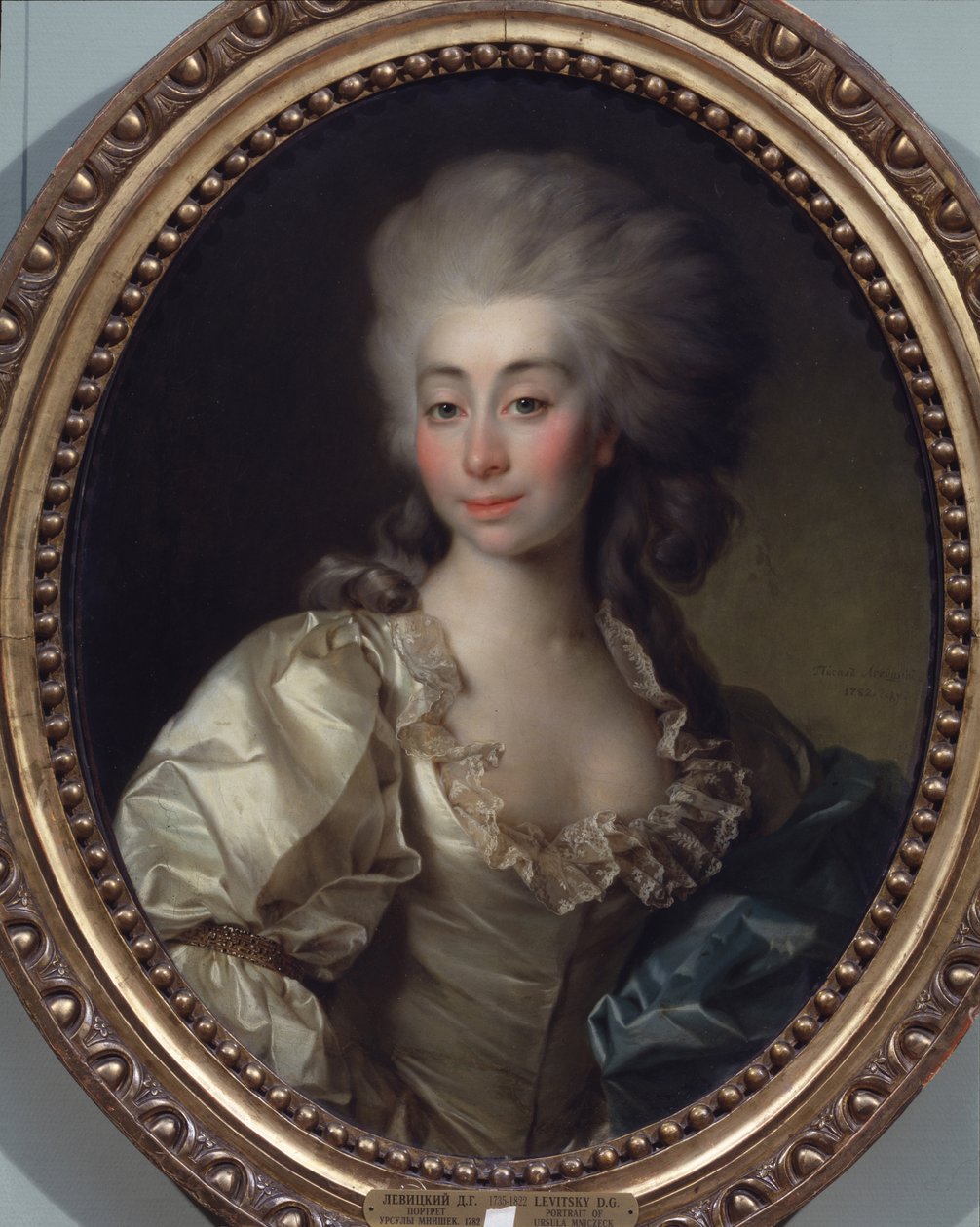 صورة لأورسولا منيسك ، 1782 بواسطة ديمتري غريغوريفيتش ليفيتسكي