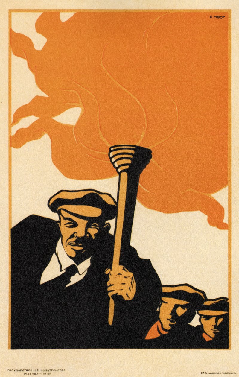 لينين ، 1919 بواسطة ديمتري Stakhievich مور