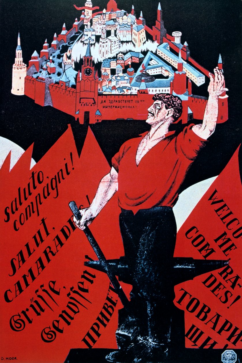 تحيا الشباب الدولي ، 1921. بواسطة ديمتري Stakhievich مور