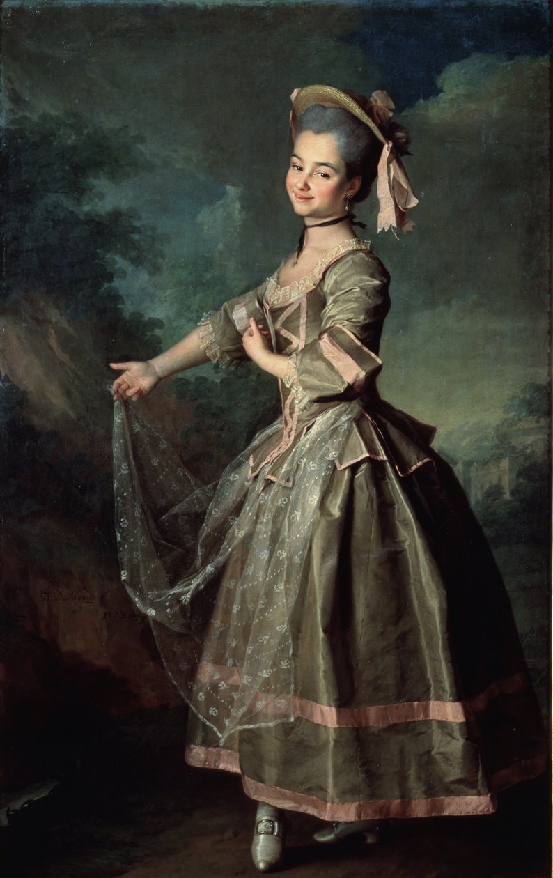 صورة ييكاتيرينا نيليدوفا 1773 بواسطة ديمتري غريغوريفيتش ليفيتسكي