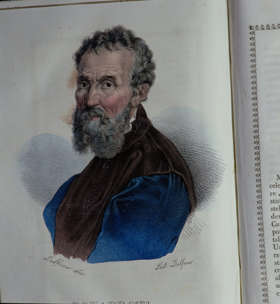 صورة لمايكل أنجلو بوناروتي (1475-1564) بواسطة دولفينو