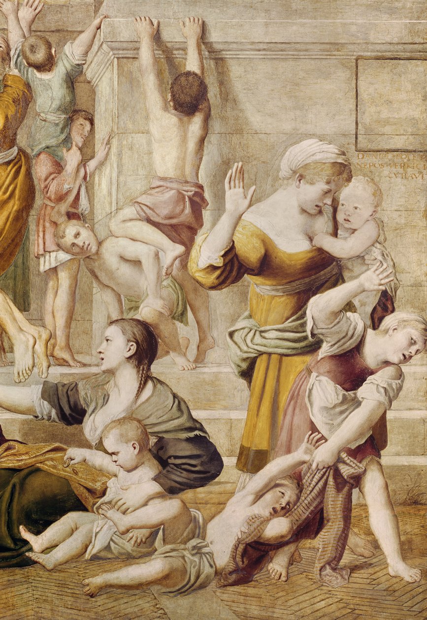 تفاصيل صدقات توزيع القديسة سيسيليا ، c.1612-15 (تفاصيل 438850) بواسطة دومينيكينو