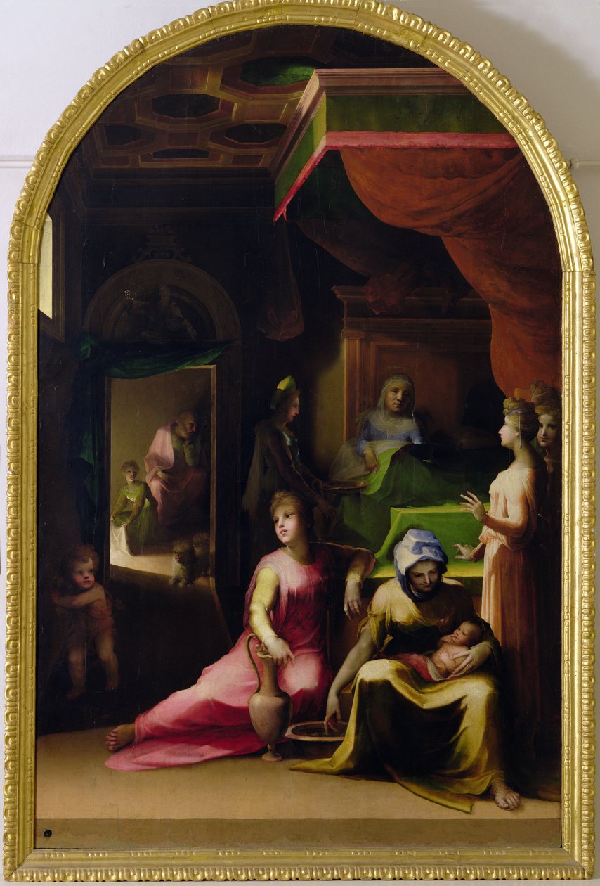 ولادة العذراء ، 1540-43 بواسطة Domenico di Pace Beccafumi