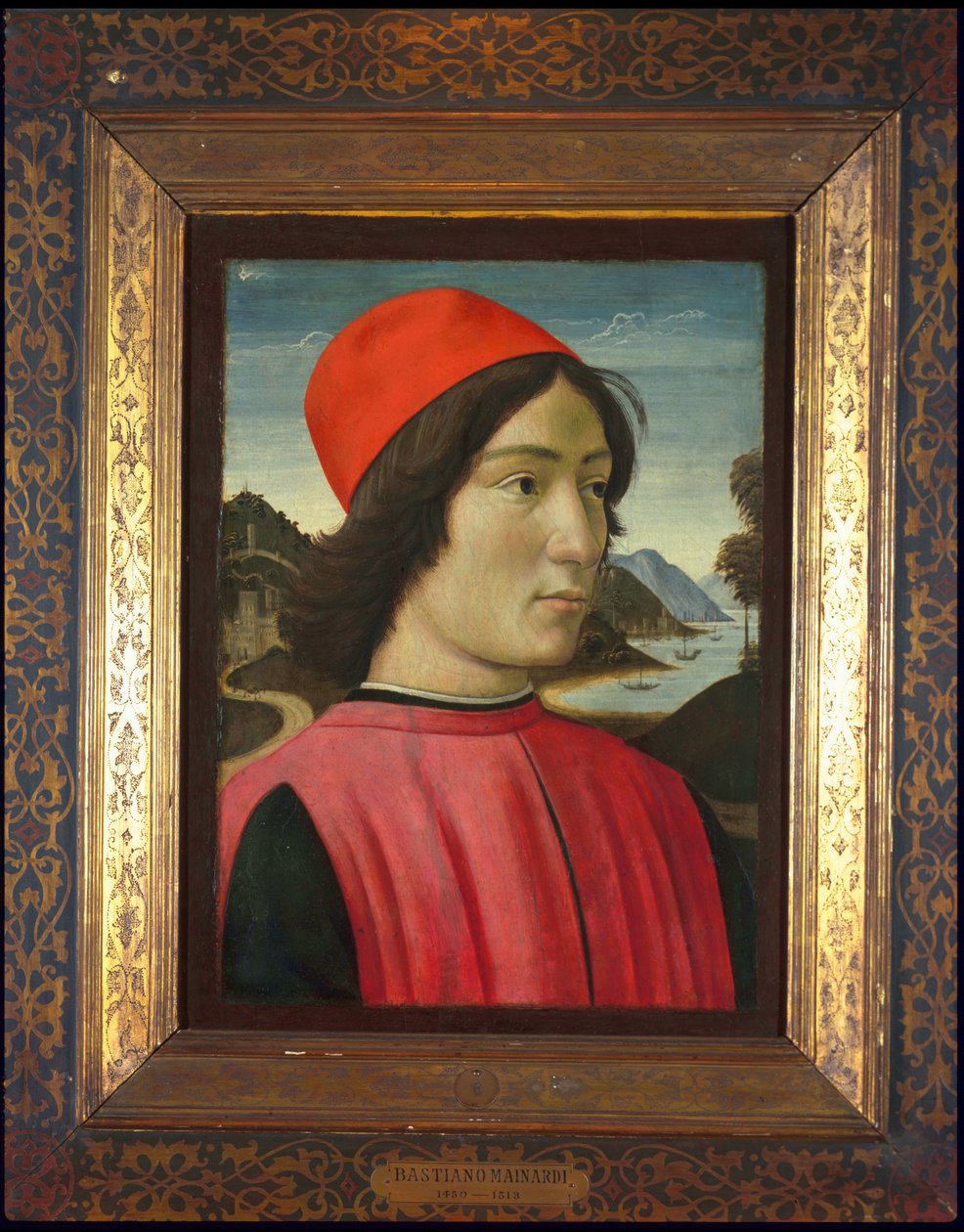 صورة لرجل ، ج 1490 (درجة الحرارة على اللوحة) بواسطة دومينيكو غيرلاندايو