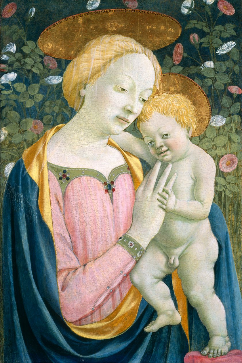 مادونا والطفل ، c.14451450 (درجة الحرارة على اللوحة) بواسطة دومينيكو فينيزيانو