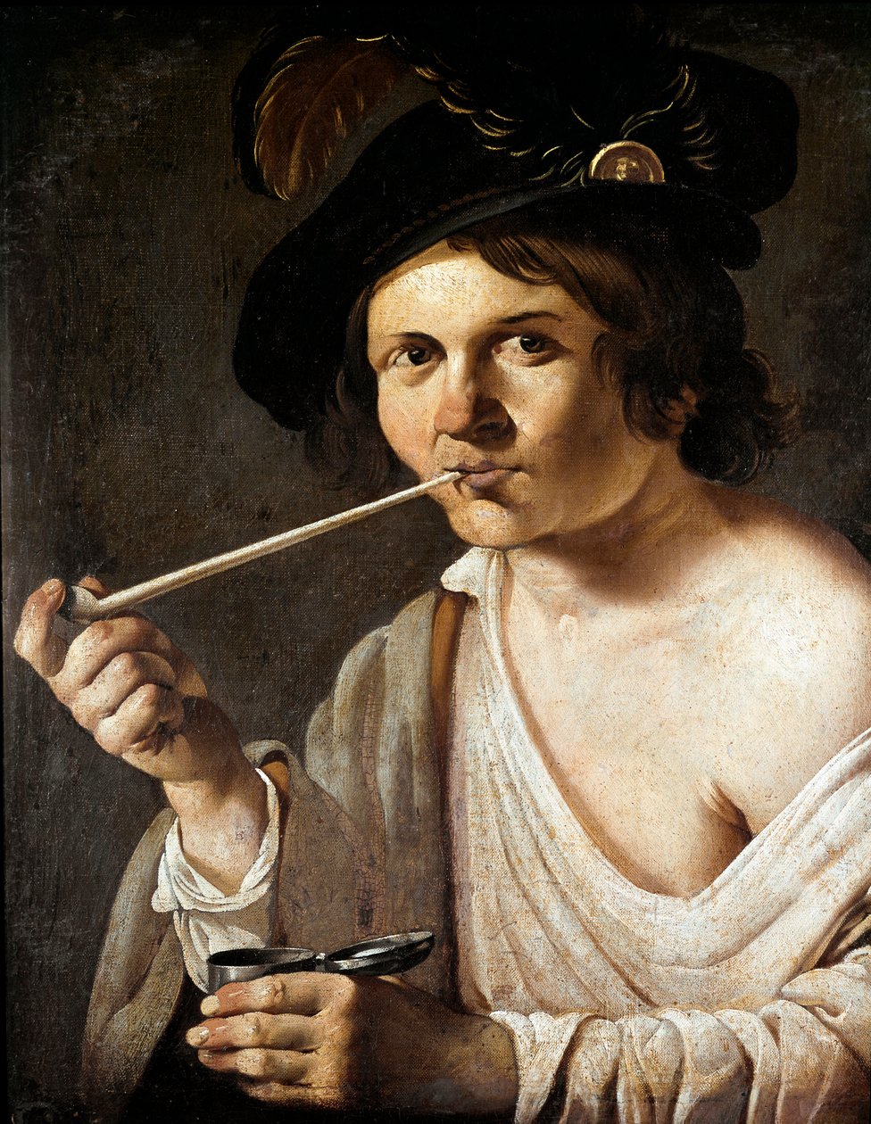 صورة لصياد نابولي والثوري ماسانييلو (1623-1647) لوحة رسمها دومينيكو غارغيولو ديت ميكو "سبادارو" "(1609-1675) 1647 نابولي ، المتحف الوطني لسان مارتينو بواسطة دومينيكو جارجولو