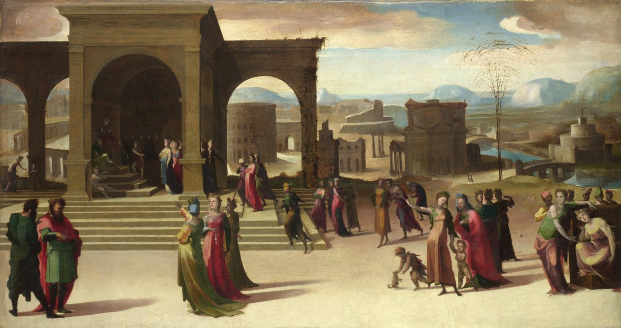 قصة Papirius ، منتصف 1520s بواسطة Domenico di Pace Beccafumi