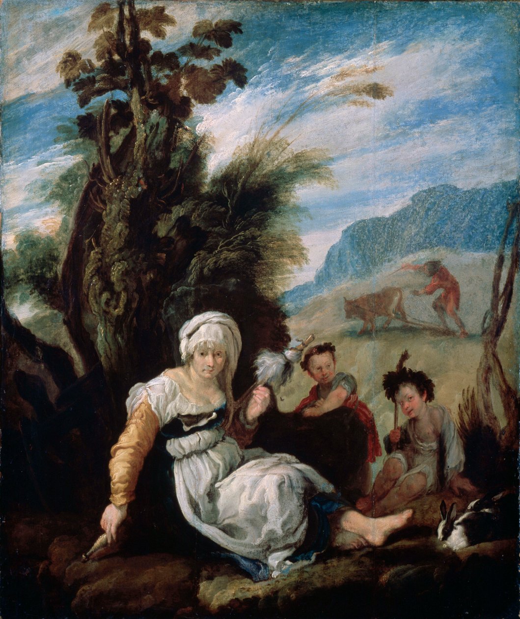 آدم وحواء ، 1588 بواسطة دومينيكو فيتي أو فيتي