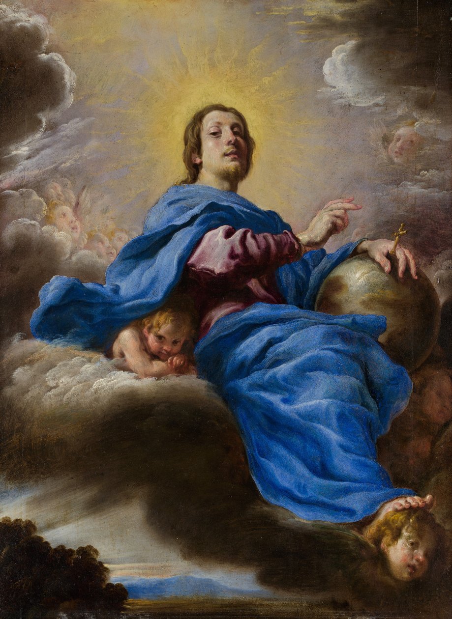 سالفاتور موندي ، كاليفورنيا. 1622-1623. بواسطة دومينيكو فيتي أو فيتي