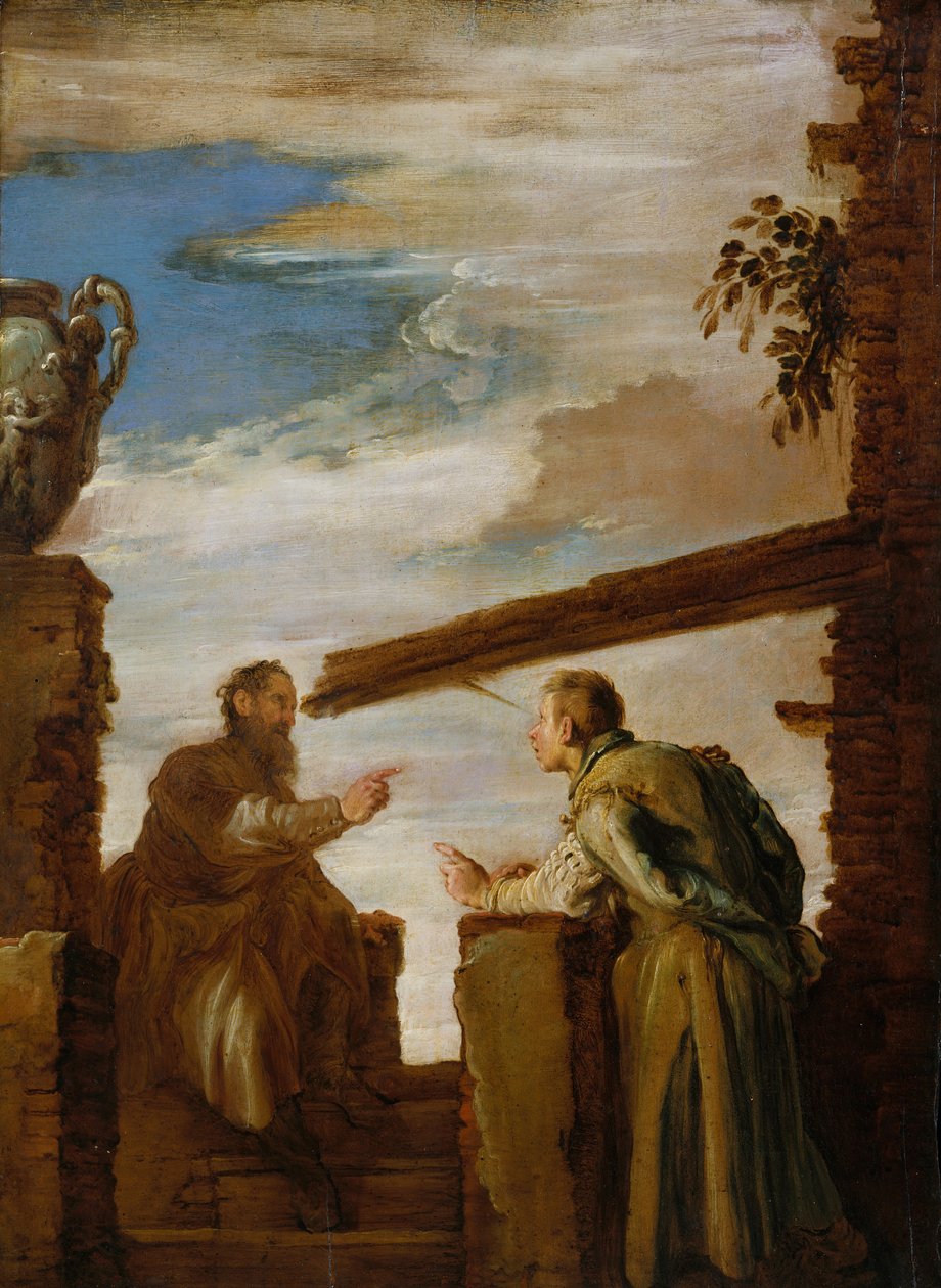 مثل القذى والشعاع ، كاليفورنيا. 1619. بواسطة دومينيكو فيتي أو فيتي