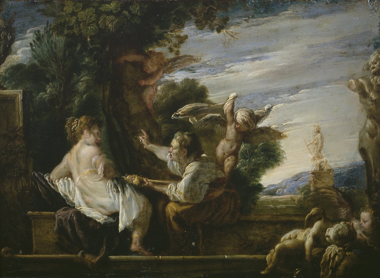 Vertumnus و Pomona ، c.1621-23 بواسطة دومينيكو فيتي أو فيتي