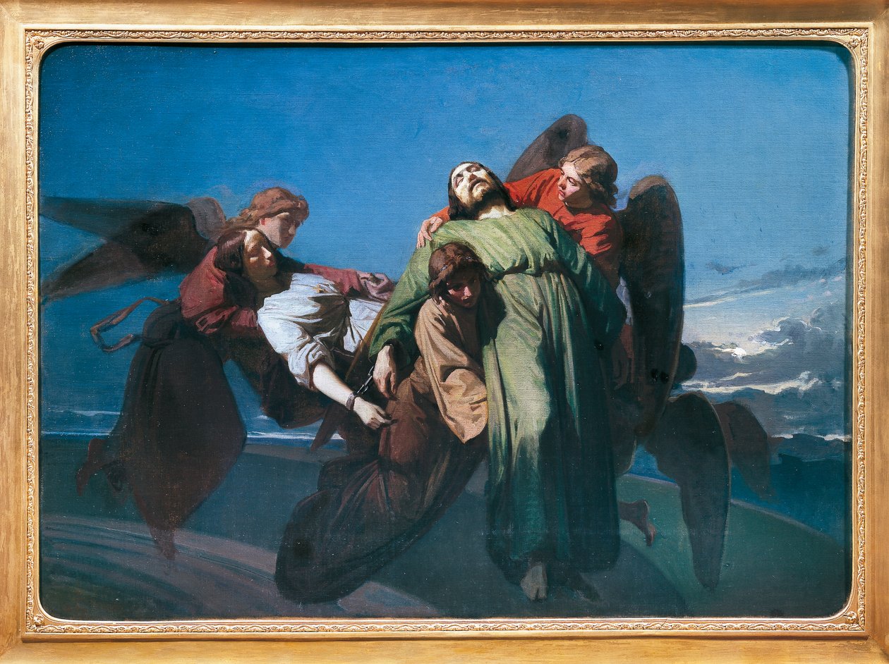 Christian Martyrs Carried by the Angels into Heaven بواسطة دومينيكو موريلي