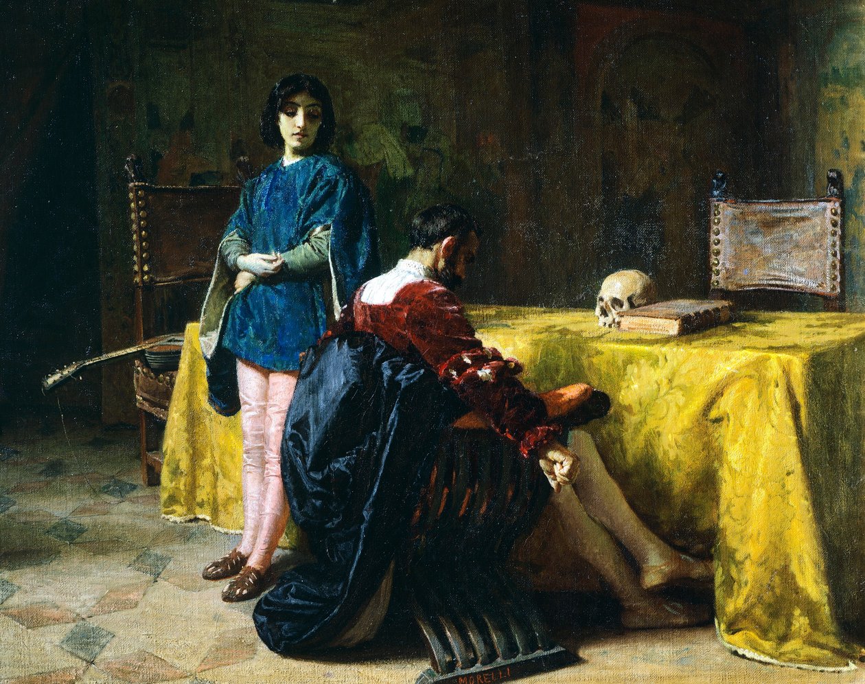 Count Lara, by Domenico Morelli بواسطة دومينيكو موريلي