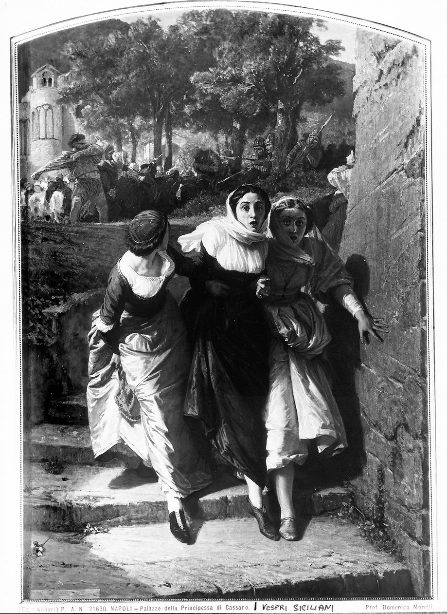 صلاة الغروب الصقلية ، 1843-1901 بواسطة دومينيكو موريلي