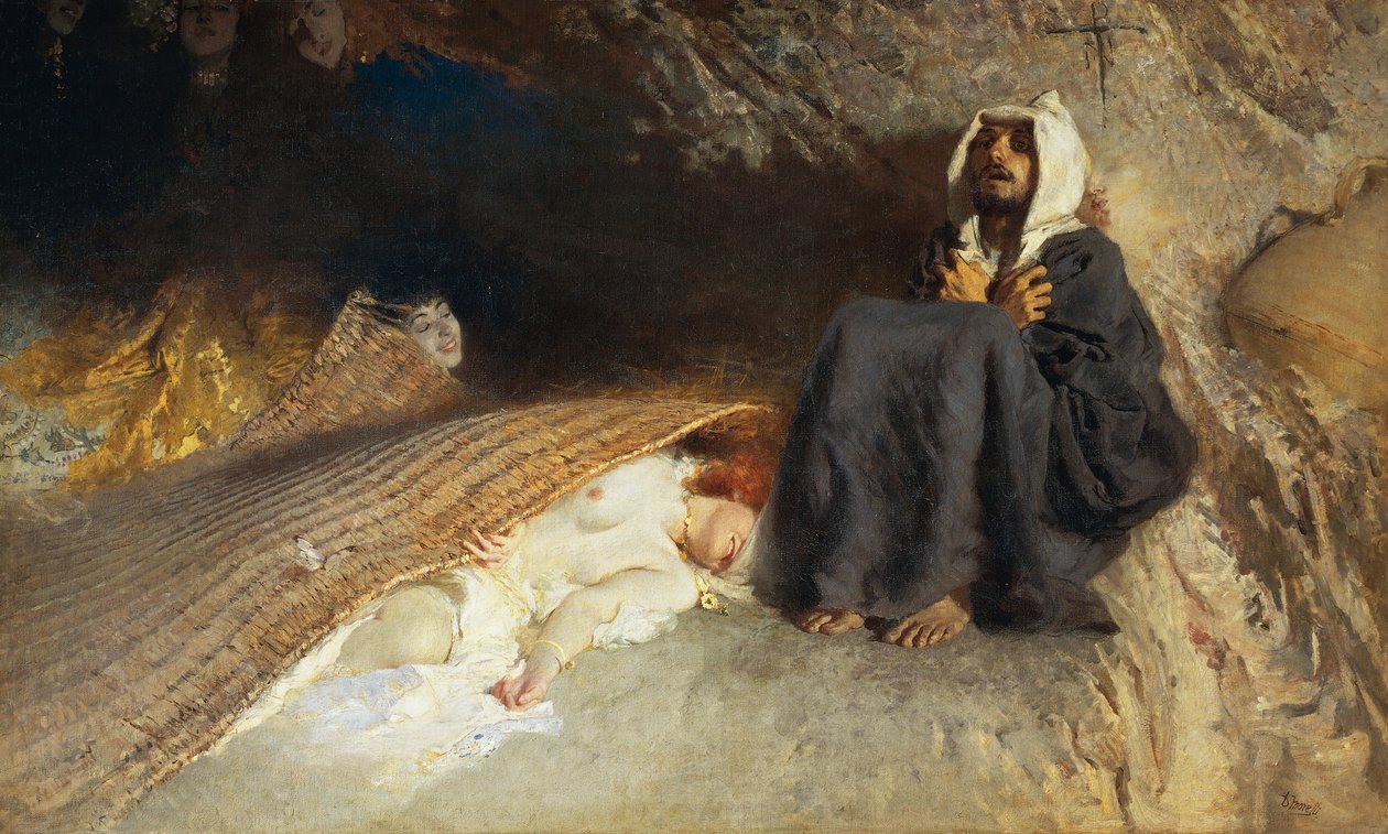 The Temptation of St Anthony بواسطة دومينيكو موريلي