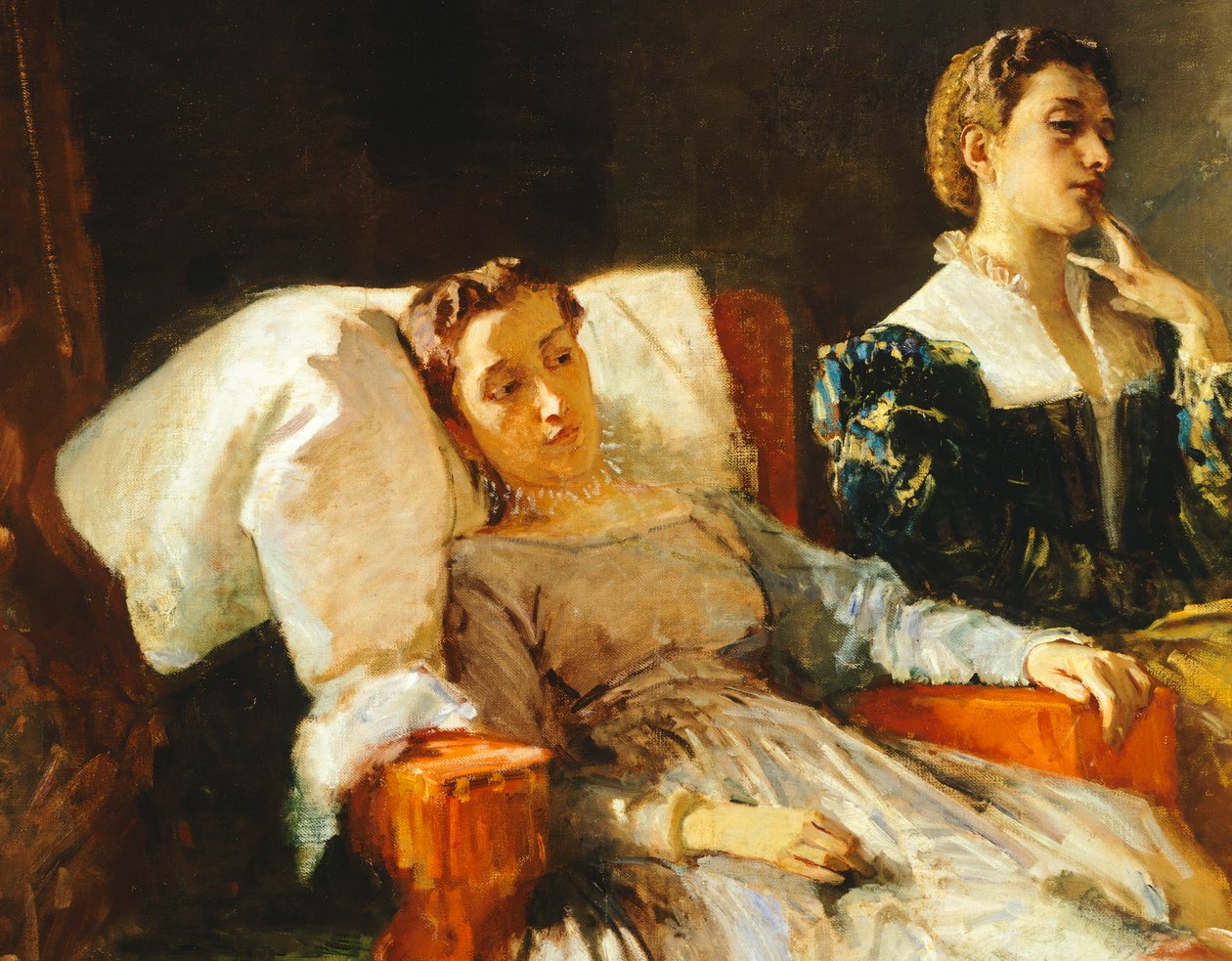 Torquato Tasso reading Liberated Jerusalem to Eleonora d