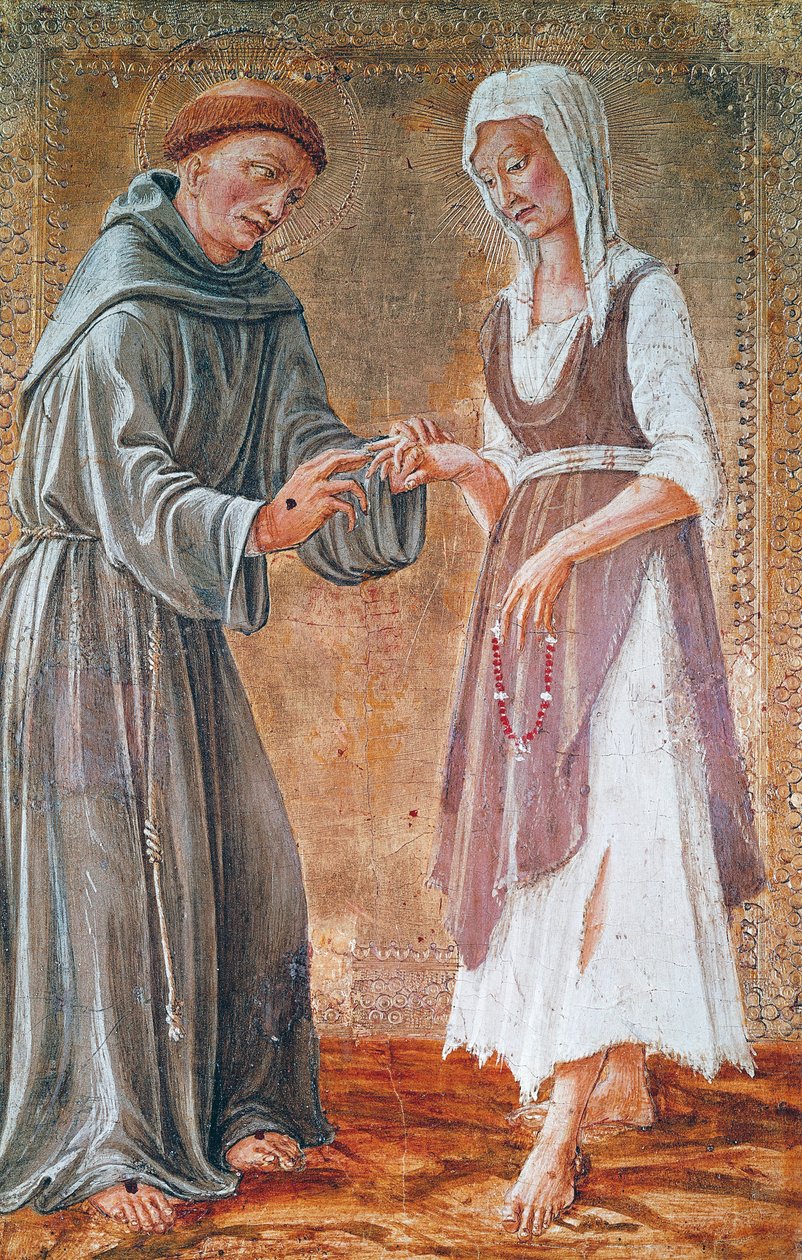 St Francis marries poverty بواسطة دومينيكو فينيزيانو