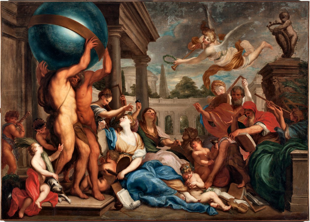 أثينيوم الفنون الجميلة الرسم لدومينيكو بيولا (1627-1703) الجينات ، متحف سترادا نوفا (قصر بيانكو سابقًا) بواسطة دومينيكو الأكبر بيولا