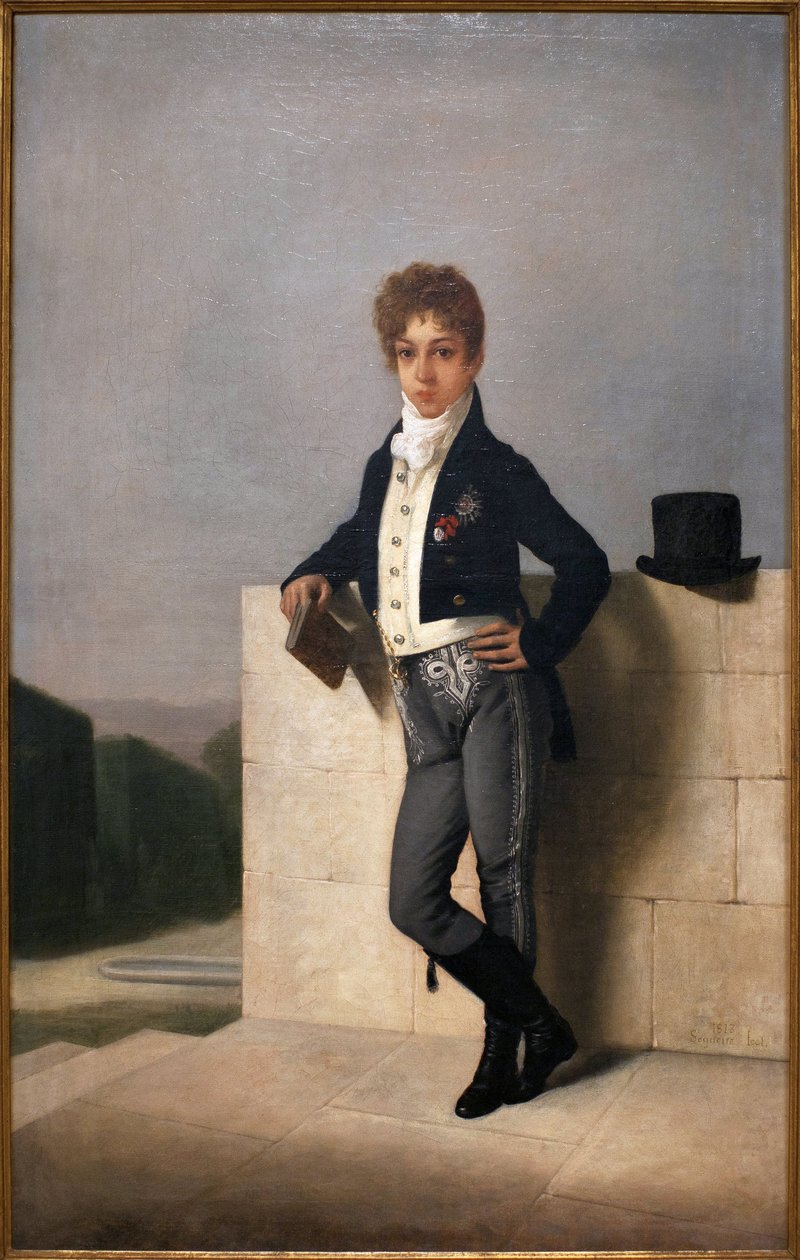 Portrait of Joao Pedro Quintella, Count of Farrobo (1801-1869) - Painting by Domingos Antonio de Sequeira (1868-1937), oil on canvas بواسطة Domingos Antonio de Sequeira