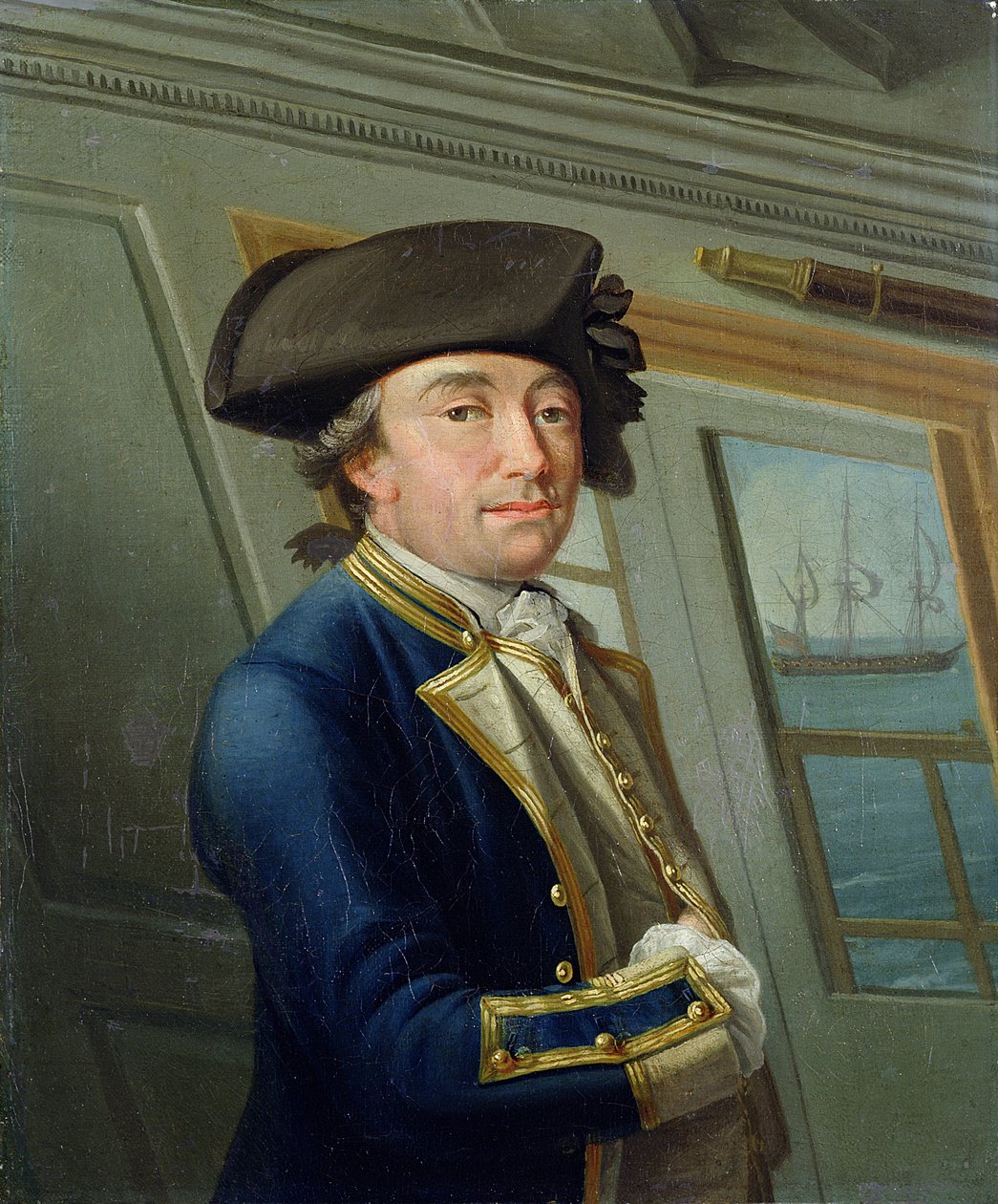 صورة الكابتن ويليام لوكر (1731-1800) 1769 بواسطة دومينيك سيريس