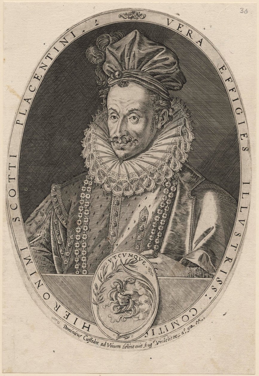جيرونيمو سكوتو ، قبل عام 1615 بواسطة Dominicus أو Custodis Custos