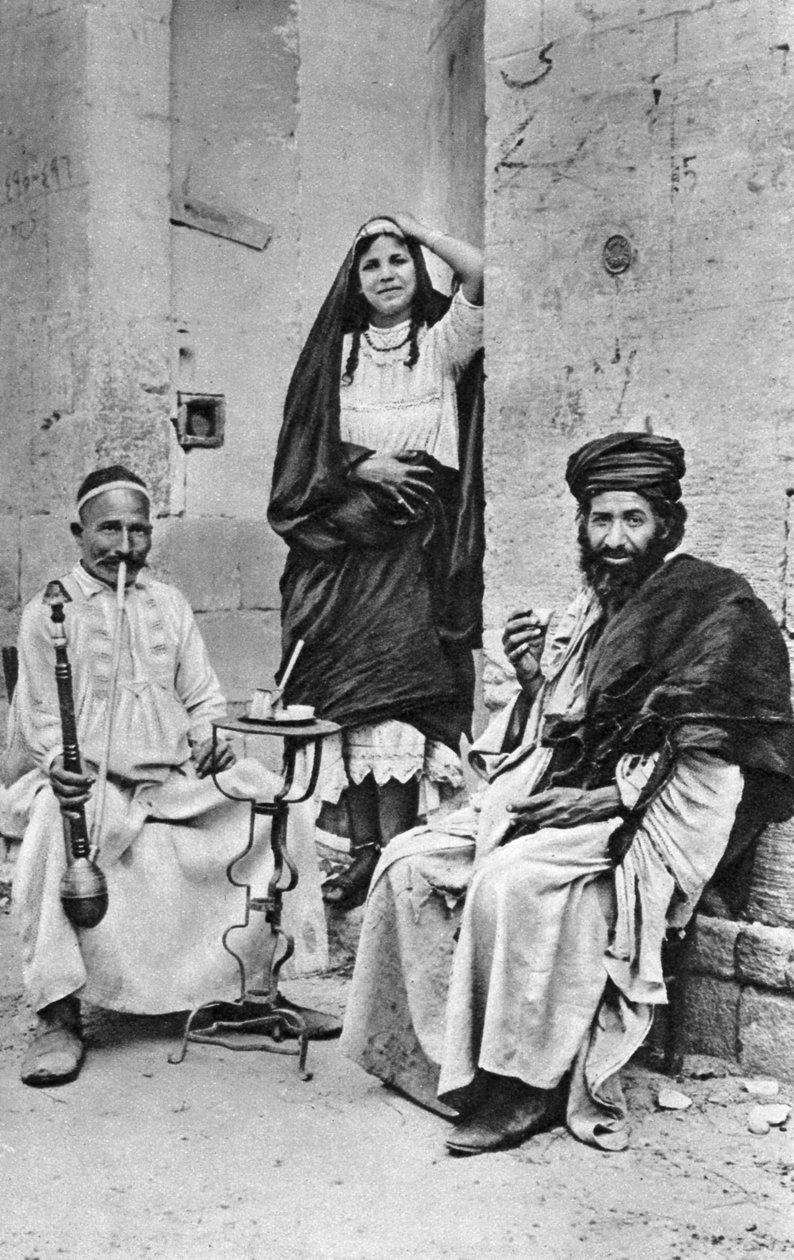 أهل القاهرة ، مصر ، 1922 م بواسطة دونالد ماكليش