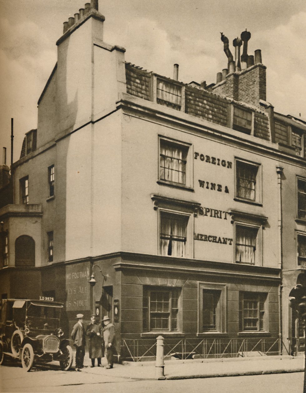 The Foot Footman ، صورة لـ Mayfair القديم ، c1935. بواسطة دونالد ماكليش