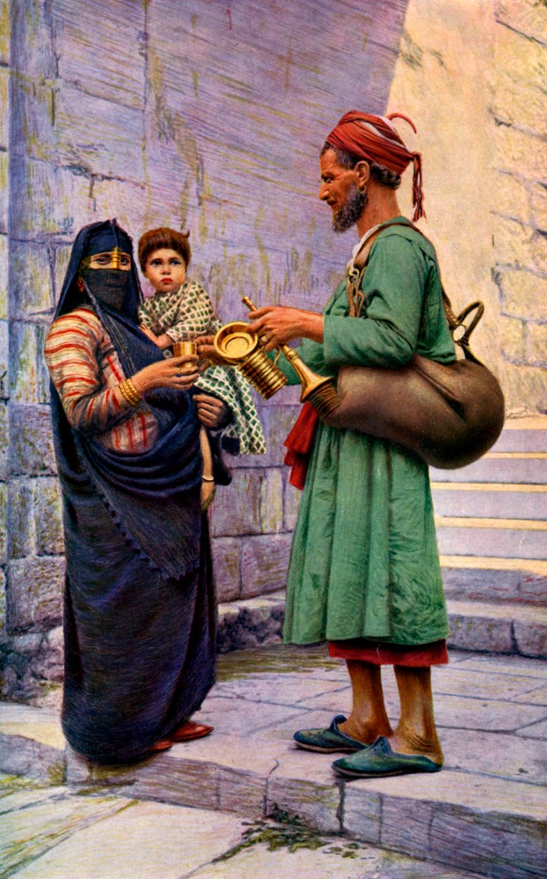 بائع الماء ، c1922. بواسطة دونالد ماكليش