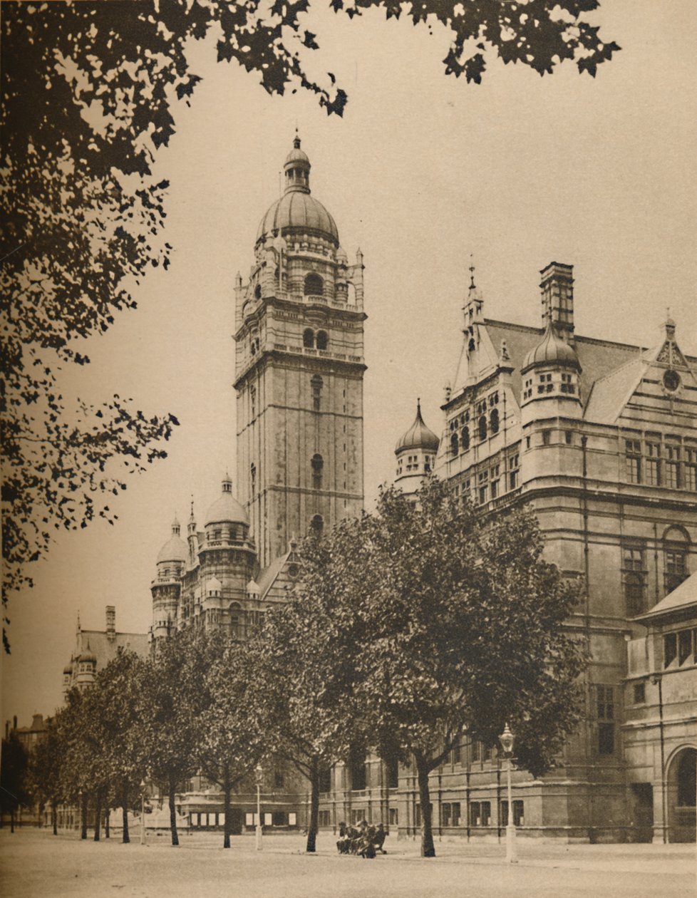 حيث تشارك جامعة لندن الأحياء مع المعهد الإمبراطوري ، c1935. بواسطة دونالد ماكليش