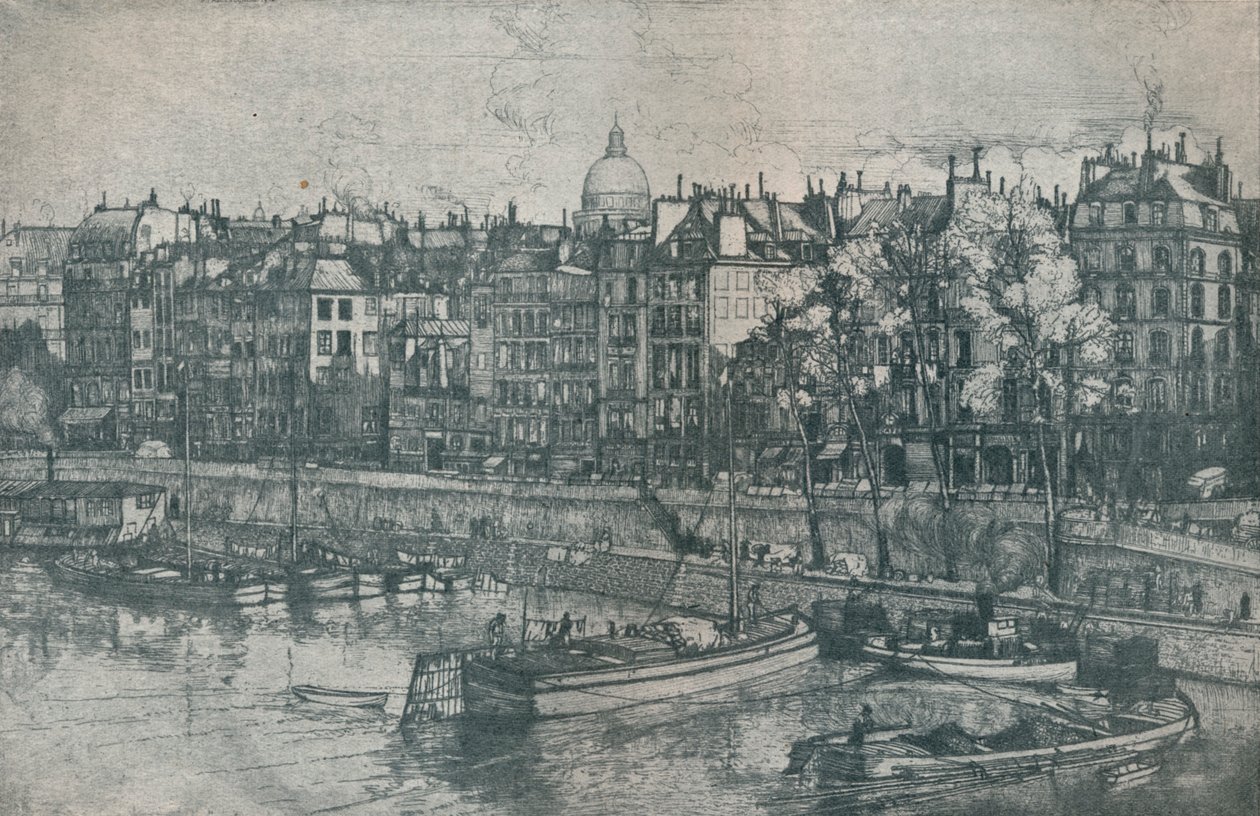 Quai Des Grands Augustins ، باريس ، 1906 بواسطة دونالد شو ماكلولان