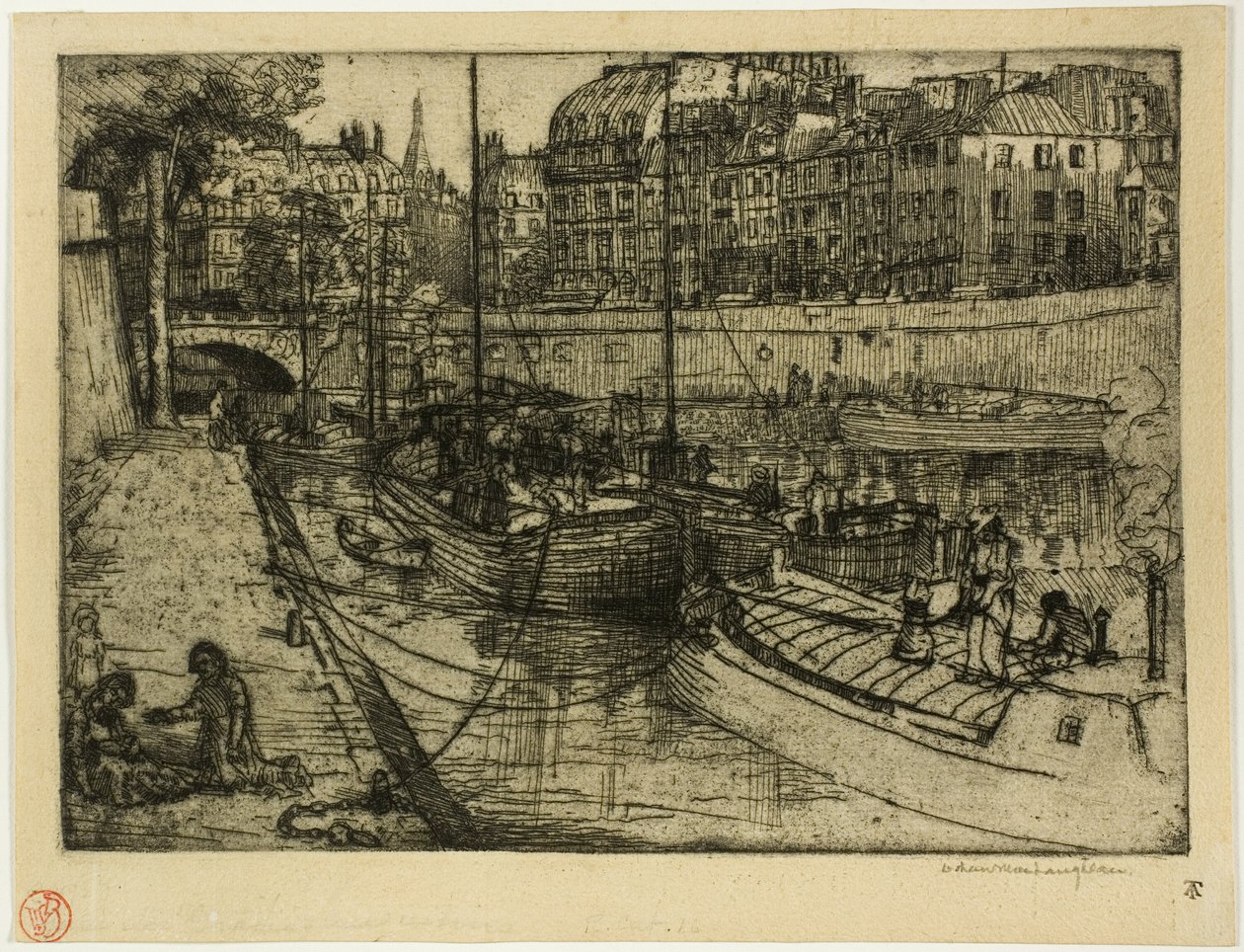 Quai des Grands Augustins بواسطة دونالد شو ماكلولان