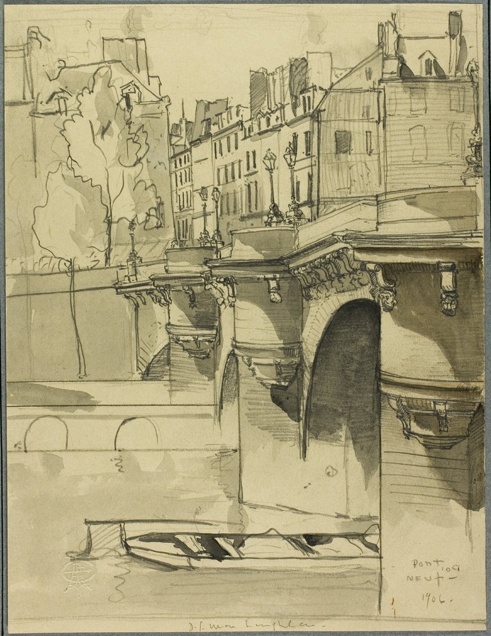 منظر لـ Pont Neuf بواسطة دونالد شو ماكلولان