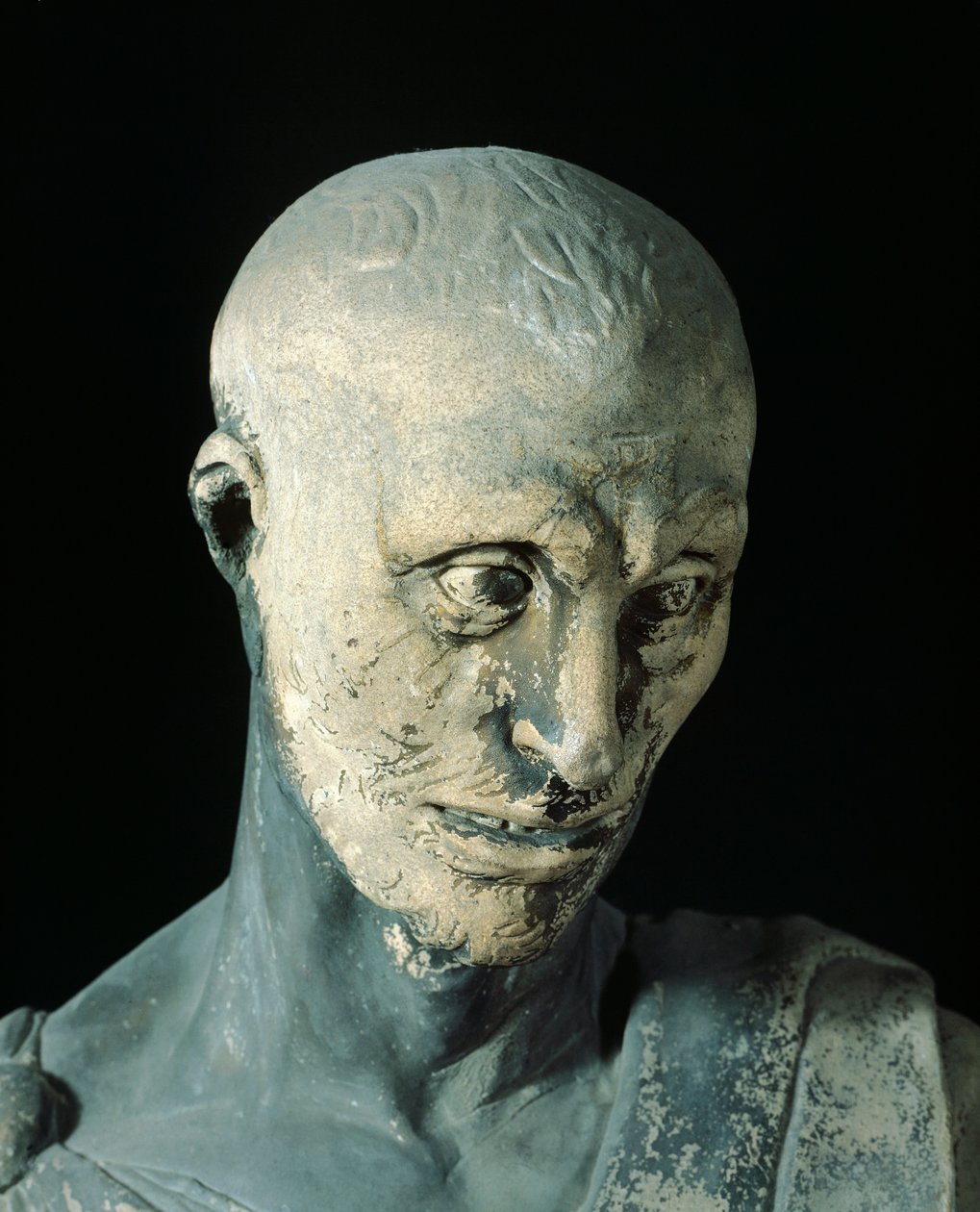 حبقوق لدوناتيلو (حوالي 1386-1466) ، تمثال من الرخام ، تفاصيل بواسطة دوناتيلو