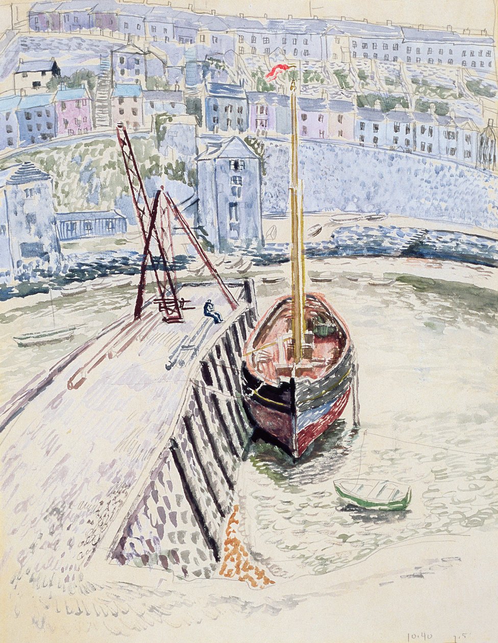 The Sans Pareil في ميناء بريكسهام ، حوالي عام 1931 بواسطة دورا كارينجتون