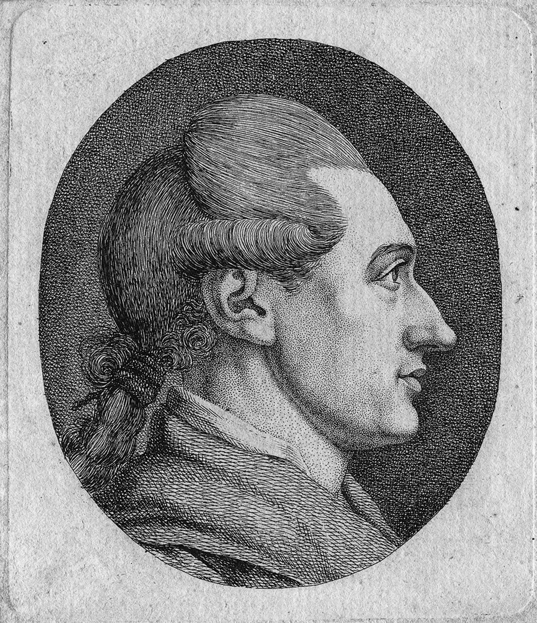 صورة شخصية للمؤلف يوهان فولفجانج فون جوته 1749-1832 بواسطة عصا درة