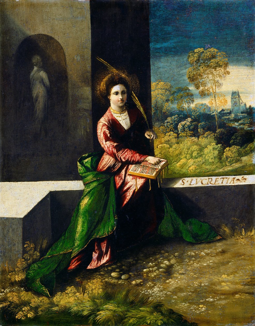 سانت لوكريشيا ، ج. 1520 بواسطة دوسو دوسي