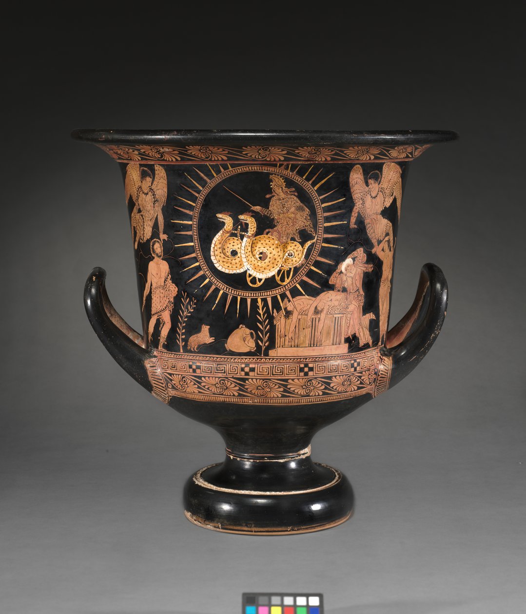 التفاصيل من lekythos ذات الشكل الأحمر بواسطة دوريس