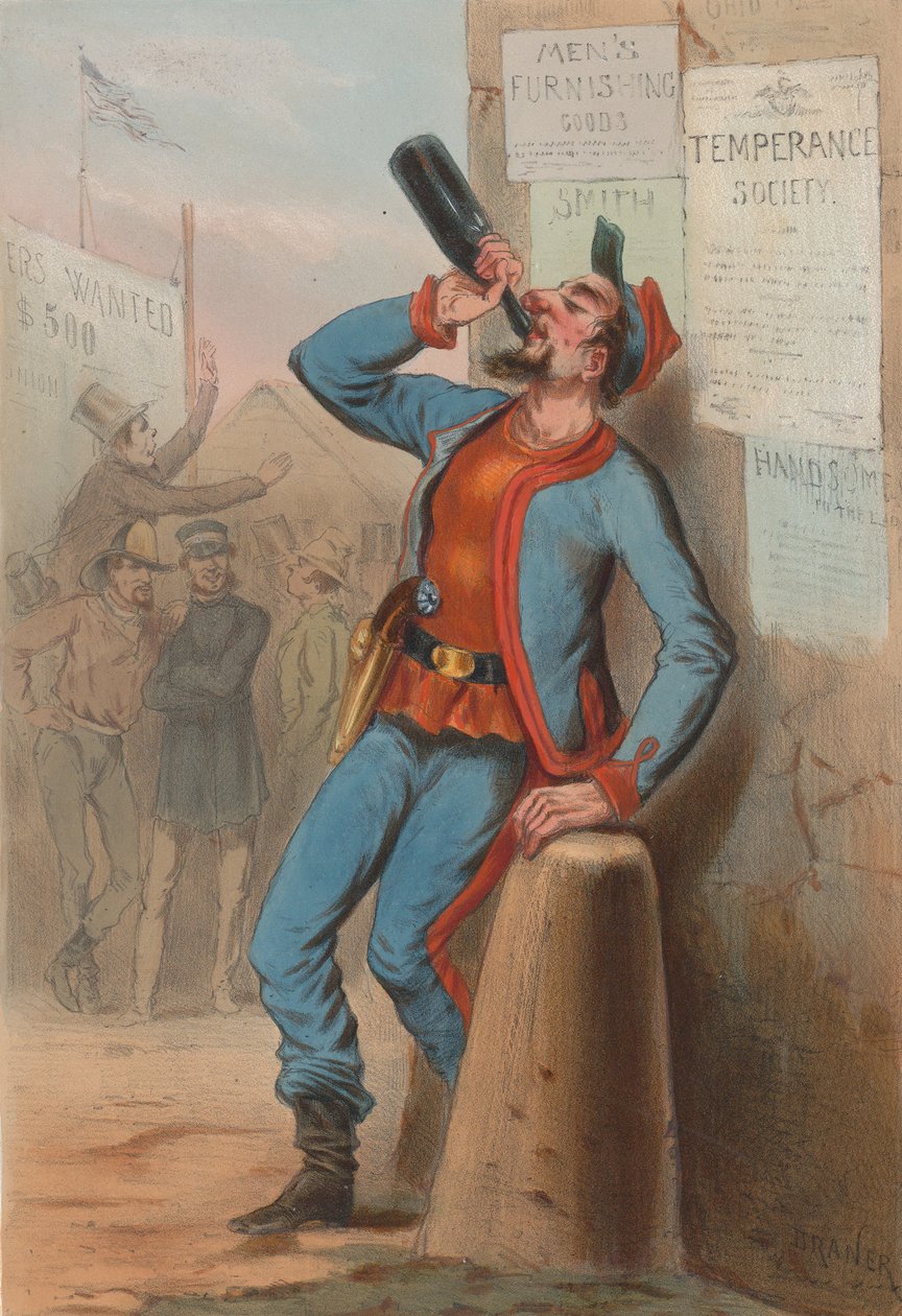 الولايات المتحدة 1865 - لواء إطفاء نيويورك زواف 1865. بواسطة عليه
