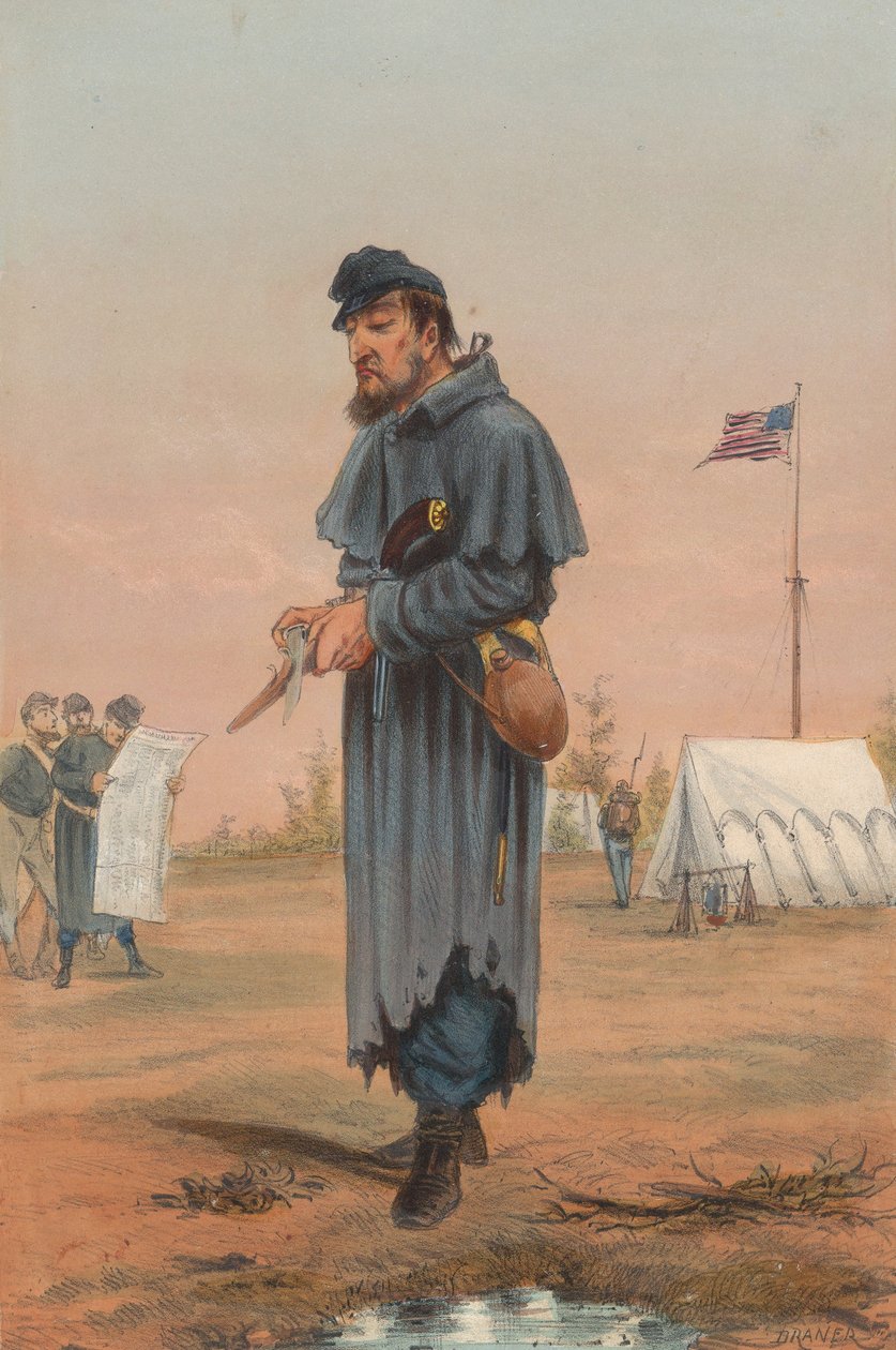 الولايات المتحدة الأمريكية - مشاة الخط 1865. بواسطة عليه