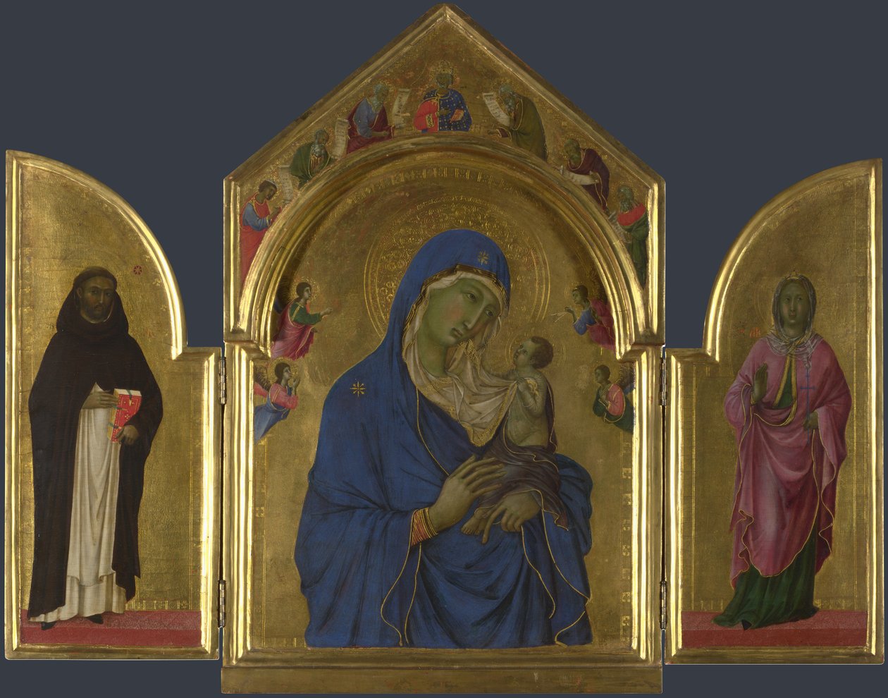 Duccio لندن الثلاثية بواسطة دوتشيو دي بونينسينيا