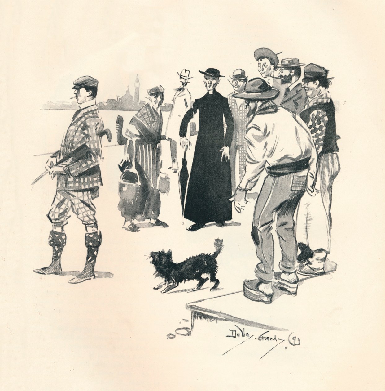 Knickerbockers في البندقية ، 1893 ، 1894 بواسطة دادلي هاردي