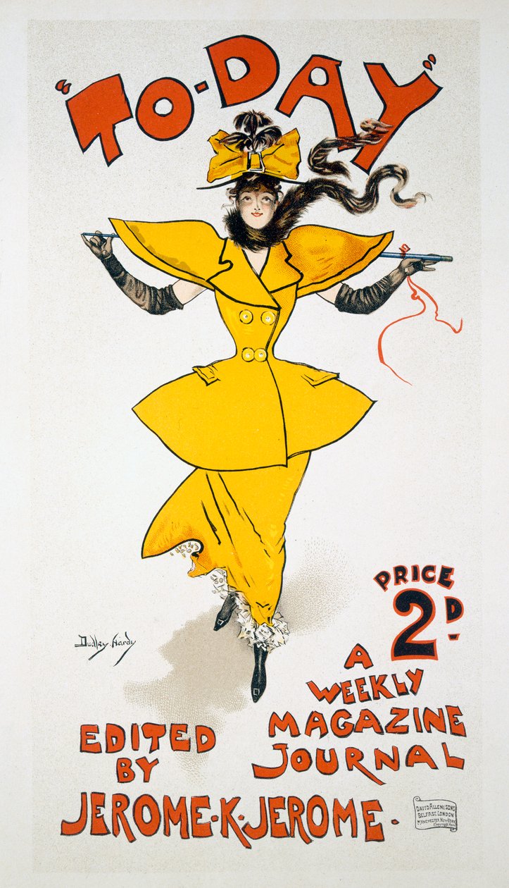 استنساخ ملصق لمجلة مجلة "توداي" الأسبوعية ، بتحرير جيروم ك.جيروم (1859-1927) بواسطة دادلي هاردي