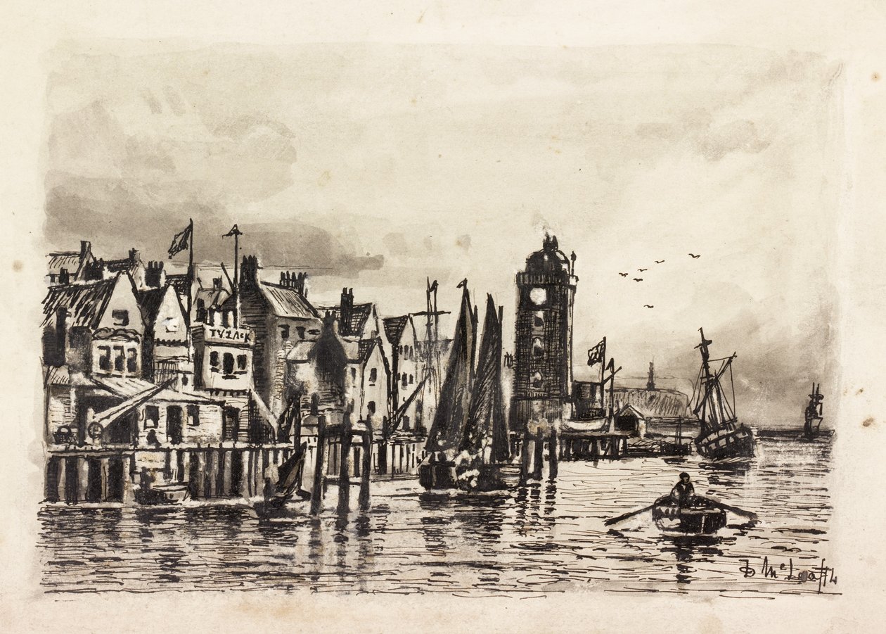 The Low Light (North Shields) (حبر على ورق) بواسطة دنكان إف ماكليا