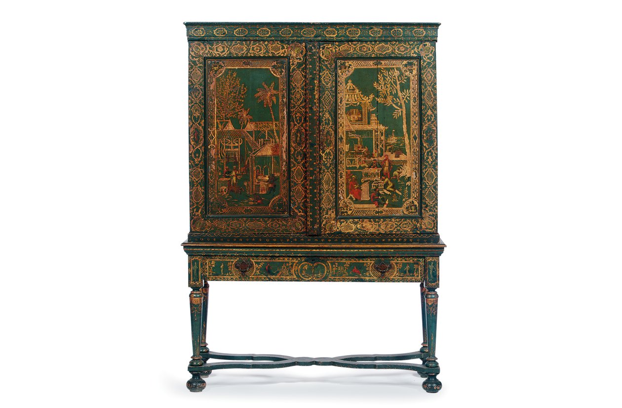 خزانة التجميع على الحامل ، c.1700-30 بواسطة المدرسة الهولندية