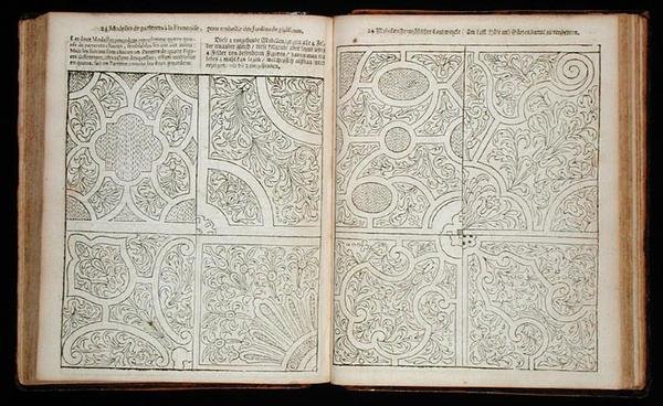 بارتيريس على الطراز الفرنسي ، من "البستاني الهولندي" بقلم يوهان فان دير جروين ، نُشر عام 1699 (نقش) (انظر أيضًا 171924 بواسطة المدرسة الهولندية