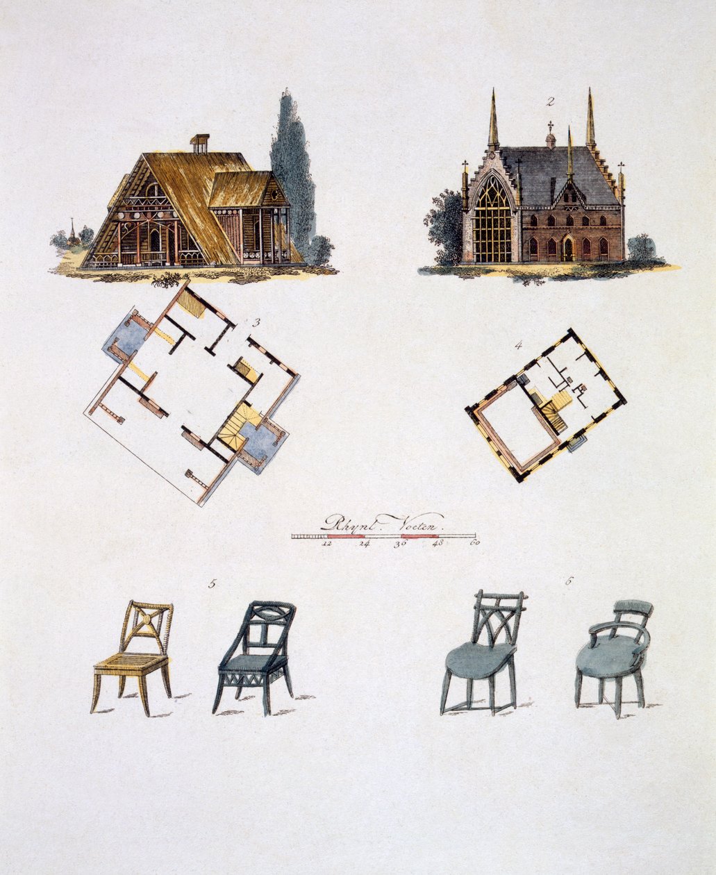 زينة الحديقة ، من مجلة Garden Gems بقلم G. van Laar ، تم نشره عام 1802 بواسطة المدرسة الهولندية