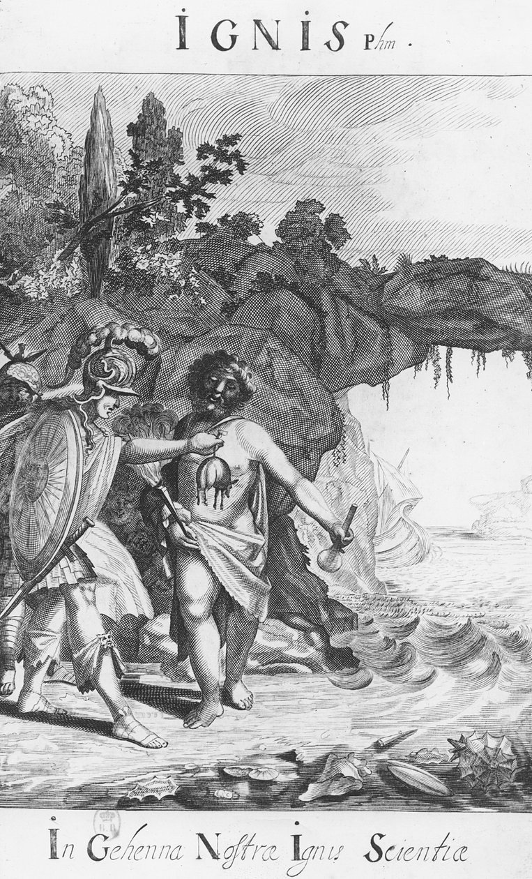 إغنيس ، من كتاب "سلم الحكماء أو فلسفة القدماء" بقلم بارينت كويندرز فان هيلبين بواسطة المدرسة الهولندية