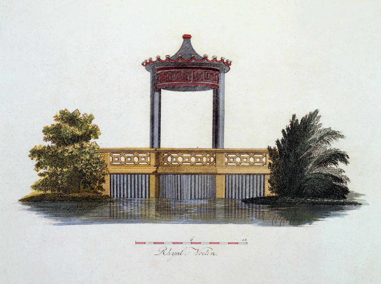 رسم توضيحي من مجلة Gems Garden من تأليف G. van Laar ، تم نشره عام 1802 بواسطة المدرسة الهولندية